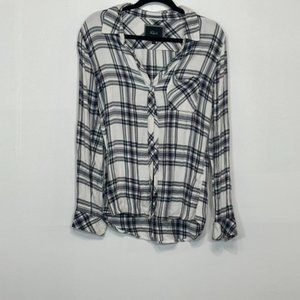 Rails Black And White Plaid